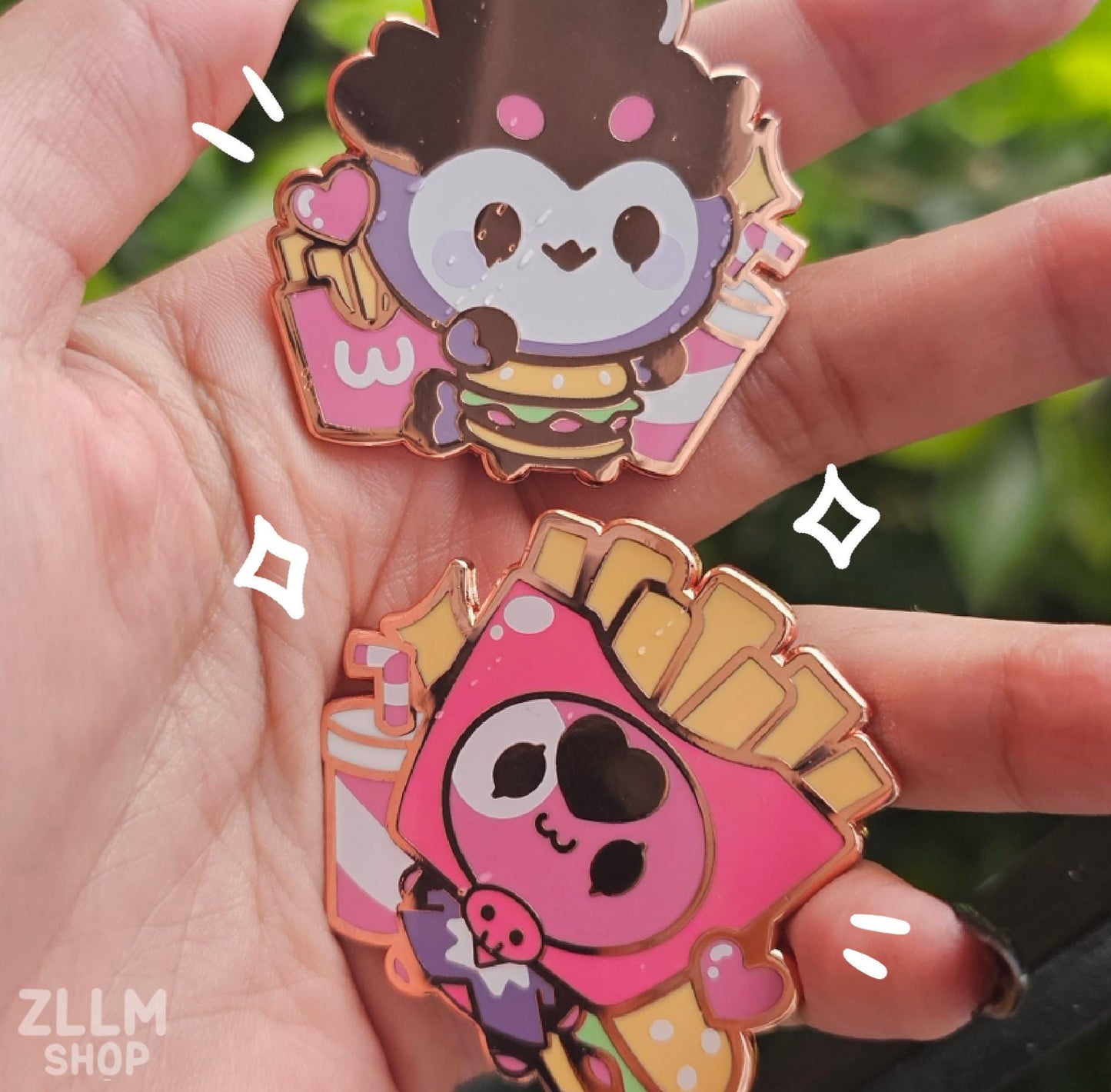 Nomnom Hard Enamel Pin l Helluva Boss
